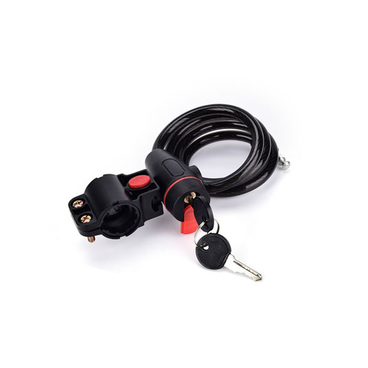 Кабел за заклучување велосипед со клуч+парче 12X1.2 (8529)