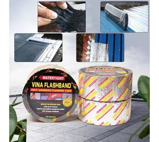 Трака за погрив алумин. леплива 10m x 100mm, 1.5mm - Image 2